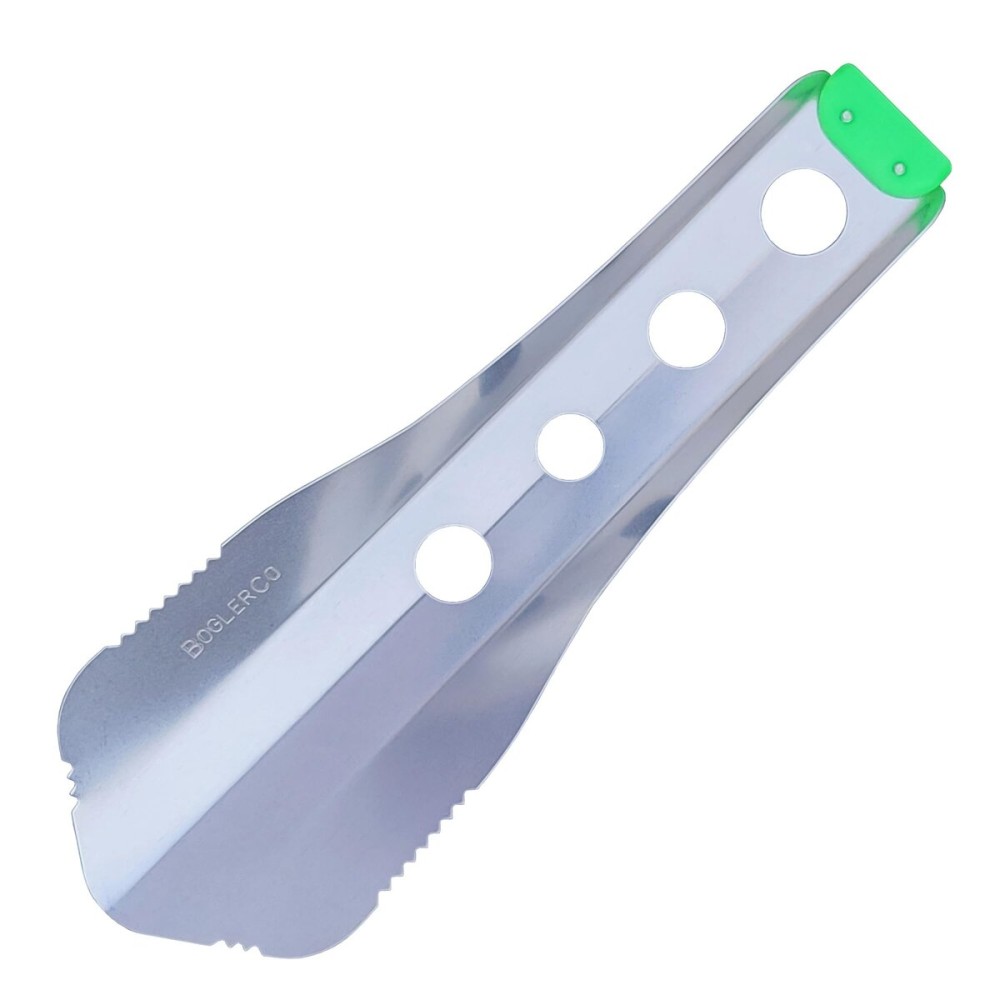 BoglerCo Ultralight Backpacking Trowel, 0.48 oz (13.5g) Neon Green