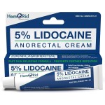 HemRid Maximum Strength Lidocaine Cream for Pain Management. Fast-Acting Hemorrhoid Solution with 5% Lidocaine. Instant Anal Itch and Numbing Effect