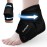 Comfpack Ankle Ice Pack Wrap for Swelling, FSA Eligible, Heel Ice Pack for Pain Relief, Hot Cold Therapy Cold Pack for Plantar Fasciitis, Achilles Tendonitis, Ankle Sprain, Foot Pain, Black