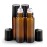 sungwoo 6 Pack Essential Oil Roller Bottles, 10ml Amber Glass Roller Bottles with Stainless Steel Roller Balls and Caps for Travel, Perfume and Lip Gloss