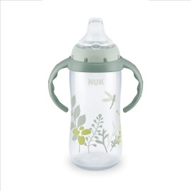 NUK for Nature Learner Cup, 10 oz, 9+ Months - BPA Free, Spill Proof Sippy Cup