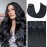 Honsoo Black Hair Extensions Real Human Hair Clip Ins Jet Black 70g 7pcs 12inch Short Remy Human Seamless Clips Soft No Tangles Hair For Black Women
