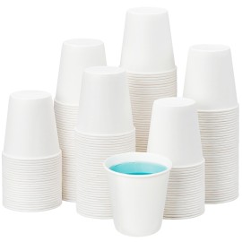 RACETOP [300 Pack] Paper Cups 3 oz, Bathroom Cups 3 oz, Disposable Bathroom Paper Cups, Small Mouthwash Cups, Ideal for Party, Travel, Events, Picnic, BBQ