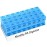 Monthly Pill Organizer 2 Times a Day, 30 Day Pill Box Organizer, One Month AM PM Pill Case Small Compartments to Hold Vitamin and 31 Day Travel Medicine Organizer, 4 Week Pill Cases (Blue)