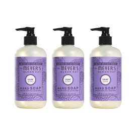 Mrs. MEYER\'S CLEAN DAY Lilac Liquid Hand Soap 12.5 Fl Oz (Pack of 3)