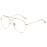 Dollger Blue Light Aviator Glasses women Anti Glare Blue Light Filter Computer Wire Glasses Retro matal square Eyeglasses Frame Gold