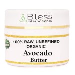Organic Raw Avocado Butter 100% Pure,Natural & Unrefined| Skin Moisturizer For Face, Body & Hair| 4 OZ/115 GM Ivory / White Grade A | DIY Creams, Balms, Lotions, Soaps| Softens Dry & Tough Skin