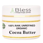 Organic Raw Cocoa Butter 100% Pure,Natural & Unrefined| Skin Moisturizer For Face, Body & Hair| 8 OZ/230 GM Ivory / White Grade A | DIY Creams, Balms, Lotions, Soaps| Softens Dry & Tough Skin