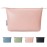 Narwey Small Makeup bag for Purse, Small Makeup Pouch for Purse Cosmetic Bag with Zipper, Cute PU Leather Make up Pouch for Women Girls (Pink)
