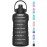 HydroPal 1 Gallon Water Bottles with Straw, 128 oz Water Bottle BPA Free Innovative 2-IN-1 Lid Gym Bottle with Times to Drink Motivational, Large for Sports Fitness Camping Water Jug 13.8X5.5 inch