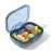 KANGYAN 3 Compartment Pill Box, Moisture Proof Pill Case, Travel Pill Organizer for Pocket Purse, Daily Portable Medicine Vitamin Box, Fish Oil Box, Supplement Box