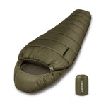 Bessport Mummy Sleeping Bag | 15-45  Extreme 3-4 Season Sleeping Bag for Adults Cold Weather- Warm and Washable, for Hiking Traveling & Outdoor Activities