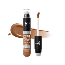IT Cosmetics Bye Bye Dark Spots Concealer + Brightening Serum - 2% Niacinamide, Hyaluronic Acid & Caffeine - Medium Coverage, Natural Finish, All Skin Types - 50 Rich Cool, 0.22 fl. oz