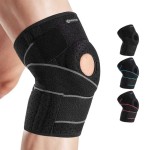 DOUFURT Knee Brace for Women & Men Meniscus Tear, Plus Size Knee Braces for Knee Pain Relief, Arthritis, Compression Knee Support Side Stabilizers