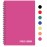 Fitness Logbook (Pink) - A5 Undated Workout Journal For Men & Women - Plastic Cover & Thick Paper - Planner Log Book To Track Weight Loss, Muscle Gain, Gym Exercise, Bodybuilding Progress
