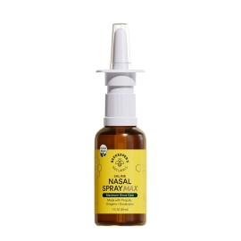 Beekeeper\'s Naturals Propolis Nasal Rinse Spray Max, Relief for Adults w/Eucalyptus, Oregano & Saline, Clears Nasal Congestion, Moisturizes Sinus Canal, & Decongest Sinus Cavities, 1 fl oz
