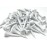 NorthPointe 1  Plastic Golf Tees - Short Tees for Irons, Par Threes, Hybrids, and Driving Range - Pack of 50 or 100 Bulk in High Visibility White Durable Plastic (100, Solid White, 1 1/2)
