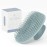 Ecoed Scalp Massager Shampoo Brush, Scalp Scrubber & Exfoliator for Dandruff Removal, Wet & Dry Dandruff Comb and Detangler for Men and Women, Suitable for Short Medium Hair (Blue)
