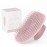 Ecoed Scalp Massager Shampoo Brush, Scalp Scrubber & Exfoliator for Dandruff Removal, Wet & Dry and Detangler for Men and Women, Suitable for Short Medium Hair (Pink)
