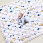 Premium Foam Baby Play Mat for Floor 79 X 71, Extra Large Soft Thicker Activity Playmats for Babies, Toddlers, Infants, Play & Tummy Time, Foldable & Machine Washable Baby Crawling Mat