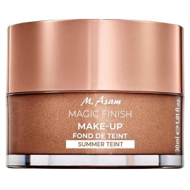 M. Asam Magic Finish Summer Teint Make-Up Mousse (1.01 Fl Oz) - 4in1 Primer, Foundation, Concealer & Powder With Buildable Coverage, Hides Redness And Dark Spots, Vegan, For Medium To Deep Skin Tones