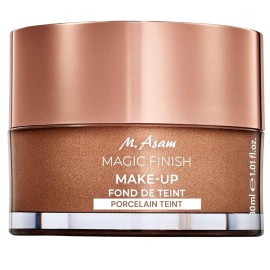 M. Asam Magic Finish Porcelain Teint Make-Up Mousse (1.01 Fl Oz) - 4in1 Primer, Foundation, Concealer & Powder With Buildable Coverage, Adapts To Fair Skin Tones, Leaves Skin Looking Flawless