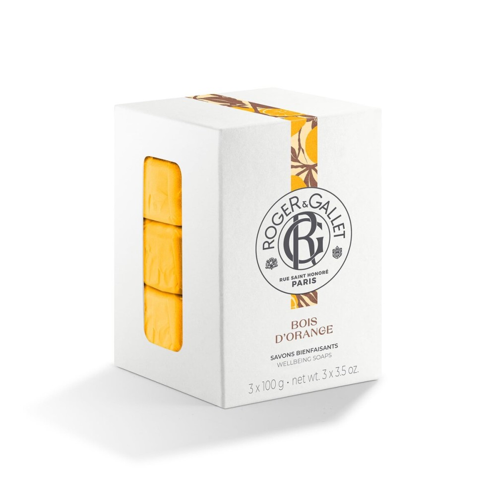 ROGER & GALLET | Body Wash & Body Soap for Women | Bois D\'Orange - Orange Wood 3 X 3.5 Oz