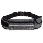 Jueachy Running Belts for Women Waterproof Fanny Pack Running Waist Pouch Phone holder Adjustable Sports Money Belt with Headphone Port