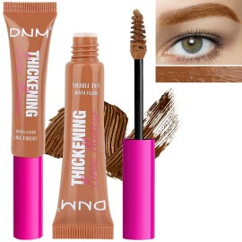 Tinted Thickening Brow Mascara,Brow Fast Sculpt,Waterproof, Transfer-proof, Brush to Fill in Eyebrows and Cover Gray Hairs - Cruelty Free - Light Medium Brown (2pcs 03 Auburn)