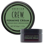 American Crew Men\'s Hair Forming Cream, Like Hair Gel with Medium Hold & Medium Shine, Stocking Stuffer for Him, 3 oz