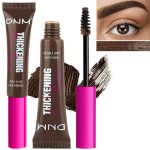 Tinted Thickening Brow Mascara,Brow Fast Sculpt,Waterproof, Transfer-proof, Brush to Fill in Eyebrows and Cover Gray Hairs - Cruelty Free - Light Medium Brown (2pcs 07 Espresso)
