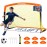 Dimples Excel Soccer Goals Kids Net for Backyard 7x5, 5x3.6, 4x3, 3x2.2 FT
