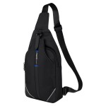 WATERFLY Medium Crossbody Sling Backpack Anti Theft Backpack for Traveling Chest Shoulder Bag