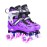 METROLLER Roller Skates for Girls Ages 5-8 8-12 and Boys Teens, Adjustable 4 Sizes for Kids Toddler Rollerskates with Light up Wheels, for Women (Purple, Small-Little Kid (11j-1 US))