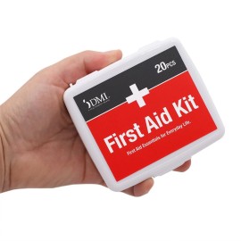 DMI First-Aid Kit, Mini 20-Piece Kit, Small and Compact All-Purpose Use for Minor Cuts and Scrapes, Durable Water-Resistant Case, Convenient and Portable, FSA & HSA Eligible