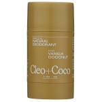 Cleo+Coco Sensitive Deodorant Balm, Vanilla Coconut (2.2 oz), Natural Aluminum Free Deodorant for Women & Men with 5X Odor Fighters, 24+hour Odor Control, Free from Synthetic Fragrance, Vegan