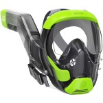 Seaview 180 V3 Full Face Snorkel Mask Adult- The V3 is The Perfect Snorkeling Gear for Adults- Snorkel Mask with 180 Panoramic Viewing and Up to 600% Easier Breathing- Patented Flowtech Air Intake