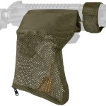 Feyachi Brass Shell Catcher, Tactical Cartridge Nylon Mesh Collector Casing Brass Catcher for Rifle Range Shooting (Sand)