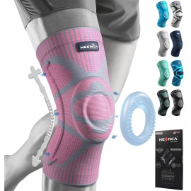 NEENCA Knee Brace for Knee Pain Relief, Medical Knee Support with Patella Pad & Side Stabilizers, Compression Knee Sleeve for Meniscus Tear, ACL, Arthritis, Joint Pain, Runner, Sport- FSA/HSA APPROVED