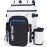 Heytrip Backpack Cooler 36/54 Cans Insulated Waterproof Cooler Bag for 20 Hours Cold Retention, Leak-Proof Cooler with Multi-Compartments (White - 36 Cans with 2 Pouches)