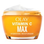 Olay Vitamin C MAX Face Moisturizer, Brightening Cream for Women, Hydrating, Evens Tone, Dark Spot & Hyperpigmentation Reduction, Glowing Skin Care - Niaciniamide, Peptides 1.7 Oz