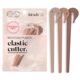 Kitsch Hair Tie Cutter - Easy To Use, Pain Free Rubber Band Cutter for Hair Kids, Baby & Toddler Girls | Ideal Gifts for Women - Multicolor, 3pc Set