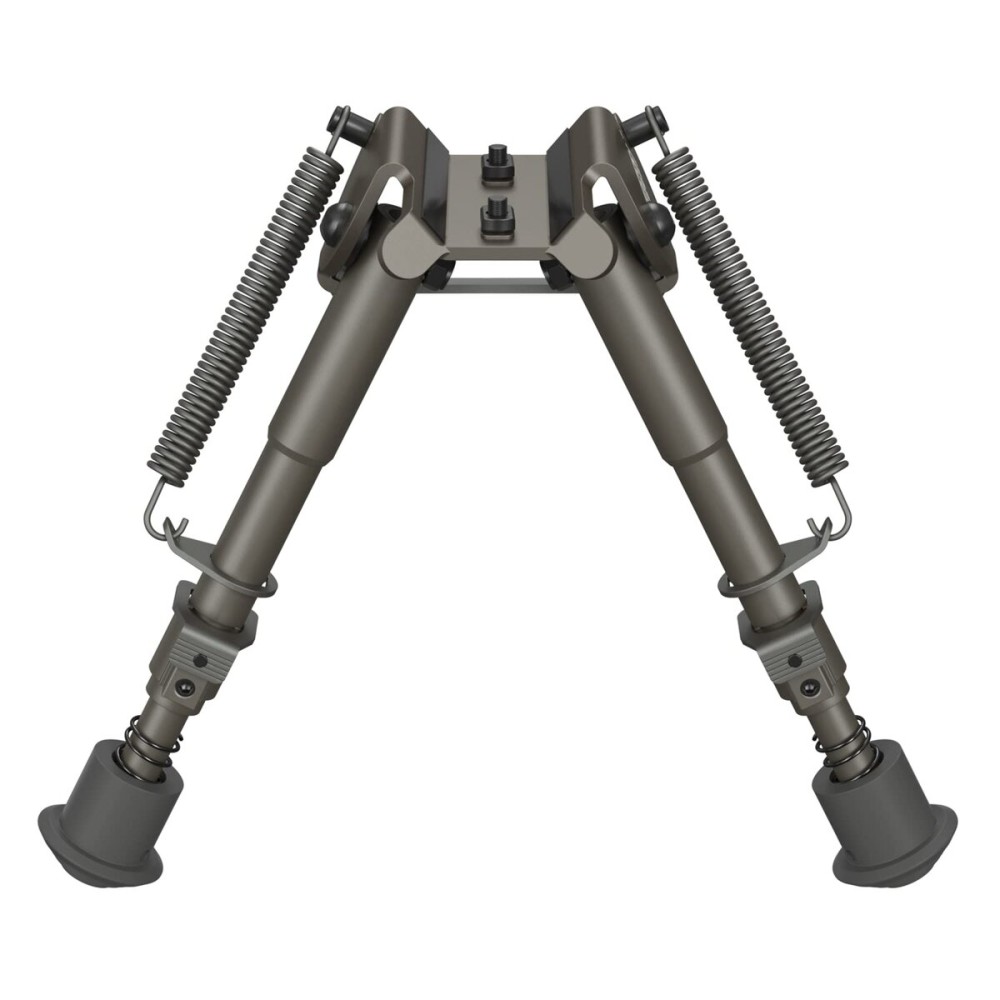 Feyachi Rifle Bipod - 6-9 Inch Tactical AR Bipods Compatible with M Lock Lightweight Low Profile Mount Adjustable Folding Benchrest Stand for Hunting & Shooting & Airsoft Replica & Range Training