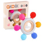 akolik Baby Teething Toys, Teething Relief Toy, BPA Free Baby Chew Toys Infant Toys Newborn Accessories, Teethers for Babies 0-3-6-9-12 Months Old Boys Girls
