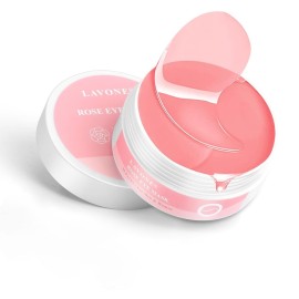LAVONE Eye Mask - 30 Pairs Rose Under Eye Patches Skin Care Products,Eye Masks Skincare for Dark Circles and Puffiness, Reduce Wrinkles, Eye Bags and Fine Lines, for Women and Man