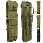 RUBY.Q 37 Rifle Bag, Green Tactical Long Rifle Backpack, Portable Shotgun Case for Firearm Storage and Transportation, Suitable for Outdoor Hunting Shooting (37 Green)
