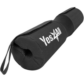 Yes4All Ergonomic Foam Bar Pad, Olympic Barbell Squat & Neck Pad for Squats, Hip Thrusts & Weight Lifting Bar