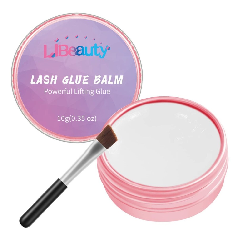 Libeauty Lash Lift Glue Balm Lash Lift Adhesive Strong Sticky Fruit Flavor Eyelash & Eyebrow Perm Glue Balm Brow Lamination Gel