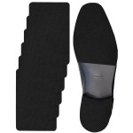 CZBYXA12 Black Shoe Sole Protector,Anti Slip Shoe Grips on Bottom of Shoes - Bottom Protector - Sole Guard - Non-Slip Shoe Pads for High Heels (6x4 Black-3Pairs)