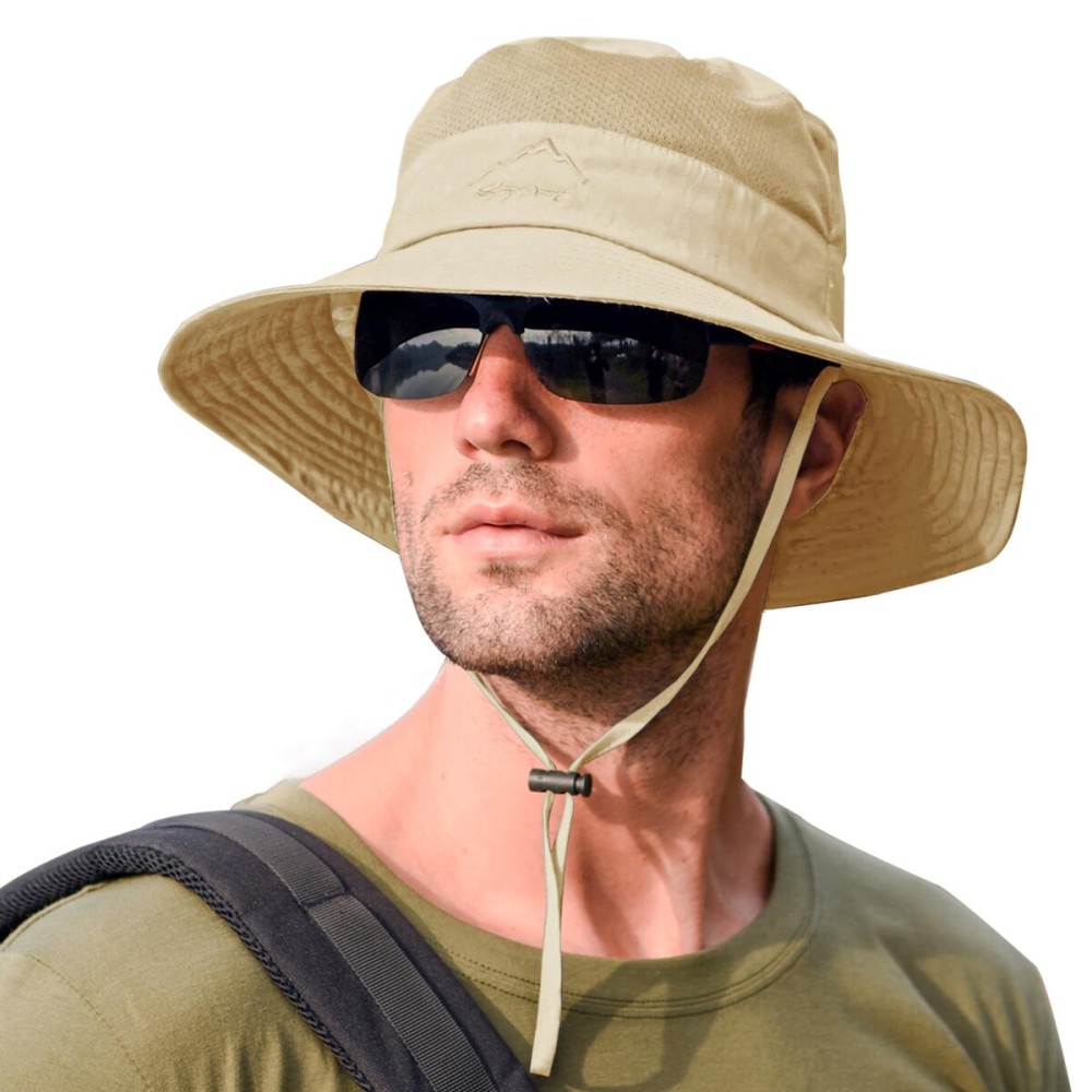 Sun Hats for Men Women Fishing Hat UPF 50+ Breathable Wide Brim Summer UV Protection Hat